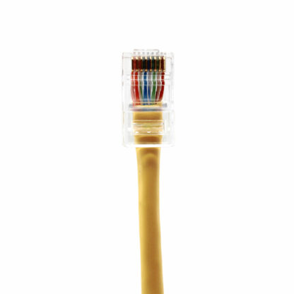 CAT 5e Patch Cable, UTP Stranded, Non-booted, Yellow - Image 4
