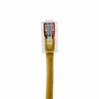 CAT 5e Patch Cable, UTP Stranded, Non-booted, Yellow - Image 2