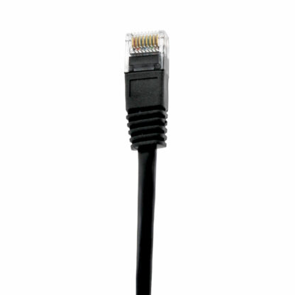 CAT 5e Patch Cable, UTP Stranded, Flush Molded Boots, Black - Image 4