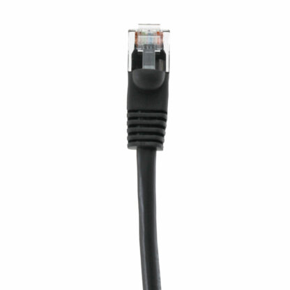 CAT 5e Patch Cable, UTP Stranded, Flush Molded Boots, Black - Image 3
