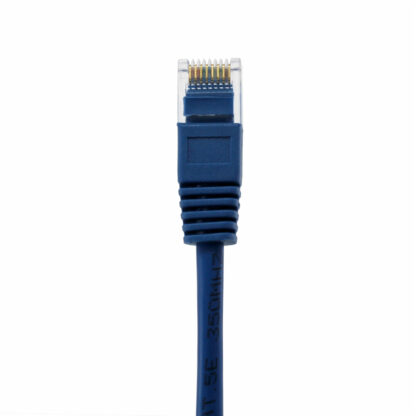CAT 5e Patch Cable, UTP Stranded, Flush Molded Boots, Blue - Image 4