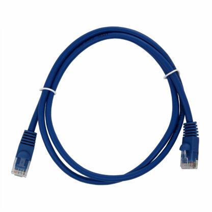 CAT 5e Patch Cable, UTP Stranded, Flush Molded Boots, Blue - Image 5