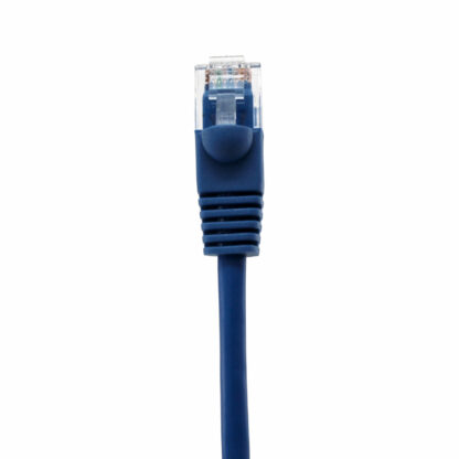CAT 5e Patch Cable, UTP Stranded, Flush Molded Boots, Blue - Image 3