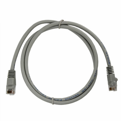 CAT 5e Patch Cable, UTP Stranded, Flush Molded Boots, Gray - Image 2