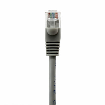 CAT 5e Patch Cable, UTP Stranded, Flush Molded Boots, Gray - Image 4