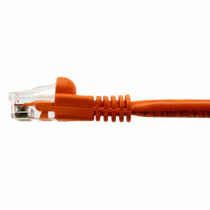 CAT 5e Patch Cable, UTP Stranded, Flush Molded Boots, Orange - Image 3