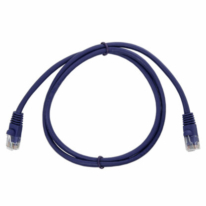 CAT 5e Patch Cable, UTP Stranded, Flush Molded Boots, Purple - Image 2