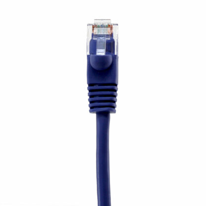 CAT 5e Patch Cable, UTP Stranded, Flush Molded Boots, Purple - Image 4