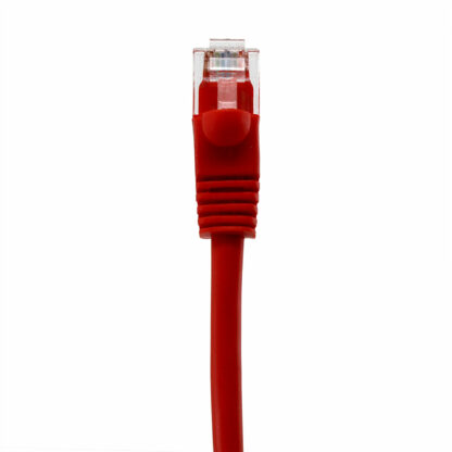 CAT 5e Patch Cable, UTP Stranded, Flush Molded Boots, Red - Image 3