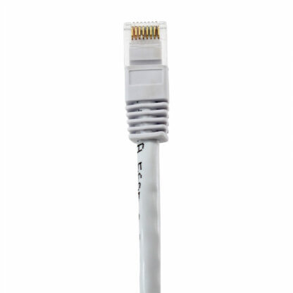 CAT 5e Patch Cable, UTP Stranded, Flush Molded Boots, White - Image 3