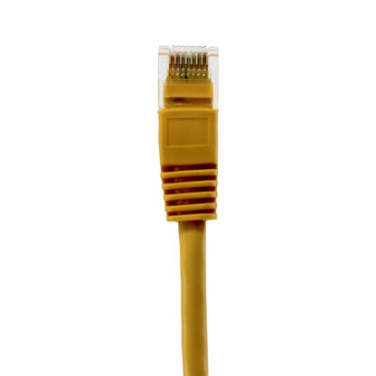 CAT 5e Patch Cable, UTP Stranded, Flush Molded Boots, Yellow - Image 5