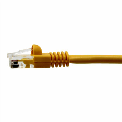 CAT 5e Patch Cable, UTP Stranded, Flush Molded Boots, Yellow - Image 4