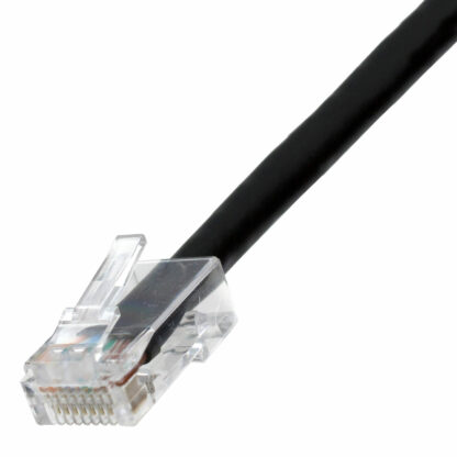 CAT 6 Patch Cable, UTP Stranded, Non-booted, Black