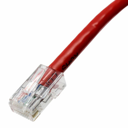CAT 6 Patch Cable, UTP Stranded, Non-booted, Red