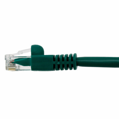CAT 6A Patch Cable, UTP Stranded, Flush Molded Boots, Green - Image 2