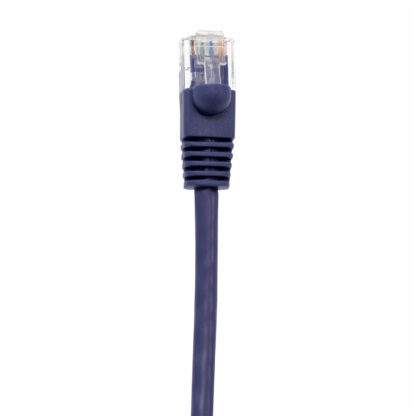 CAT 6 Patch Cable, UTP Stranded, Flush Molded Boots, Purple - Image 4