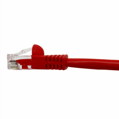 CAT 6 Patch Cable, UTP Stranded, Flush Molded Boots, Red - Image 3