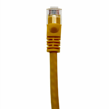 CAT 6 Patch Cable, UTP Stranded, Flush Molded Boots, Yellow - Image 4