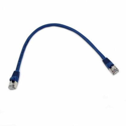 CAT 6 Shielded Patch Cable, STP Stranded, Flush Molded Boots, Blue - Image 3