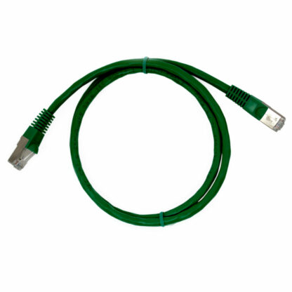 CAT 6 Shielded Patch Cable, STP Stranded, Flush Molded Boots, Green - Image 2
