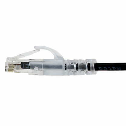 CAT 6 Slim Patch Cable, UTP Stranded, Finger Boot, Black - Image 3