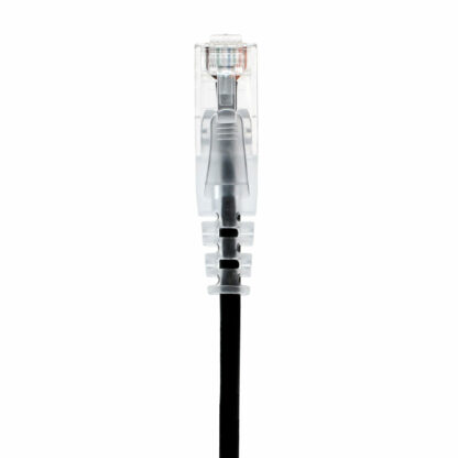 CAT 6 Slim Patch Cable, UTP Stranded, Finger Boot, Black - Image 2