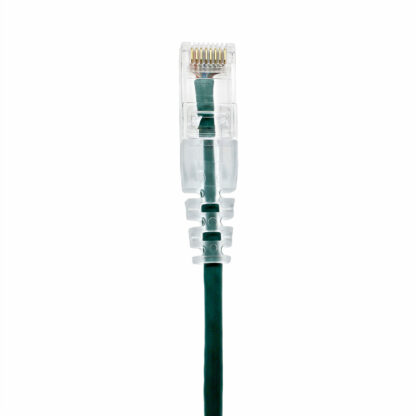 CAT 6 Slim Patch Cable, UTP Stranded, Finger Boot, Green - Image 4