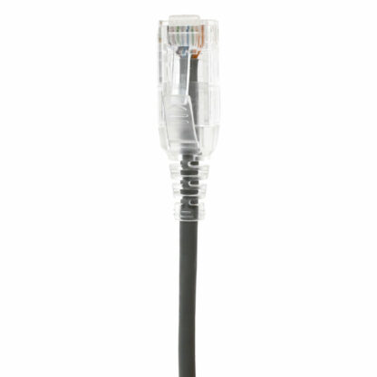 CAT 6 Slim Patch Cable, UTP Stranded, Finger Boot, Gray - Image 2