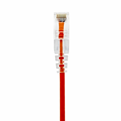 CAT 6 Slim Patch Cable, UTP Stranded, Finger Boot, Orange - Image 4