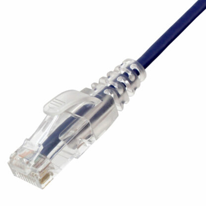 CAT 6 Slim Patch Cable, UTP Stranded, Finger Boot, Purple - Image 5