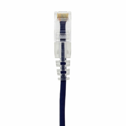 CAT 6 Slim Patch Cable, UTP Stranded, Finger Boot, Purple - Image 4