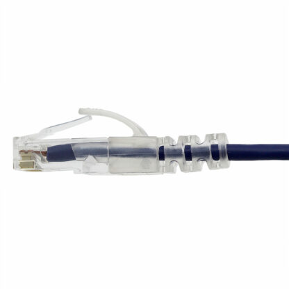 CAT 6 Slim Patch Cable, UTP Stranded, Finger Boot, Purple - Image 3