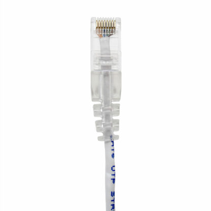 CAT 6 Slim Patch Cable, UTP Stranded, Finger Boot, White - Image 4