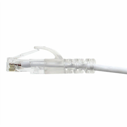 CAT 6 Slim Patch Cable, UTP Stranded, Finger Boot, White - Image 3