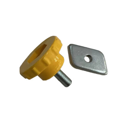 Connector for joining 120mm Fiber duct channel, yellow - Image 4