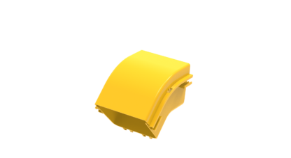 Top cover for 45° external riser, yellow - Image 2