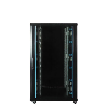 MRRFNSS Series Network Server Cabinet, Glass front and solid rear door - Image 3