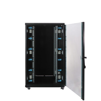 MRRFNSS Series Network Server Cabinet, Glass front and solid rear door - Image 4