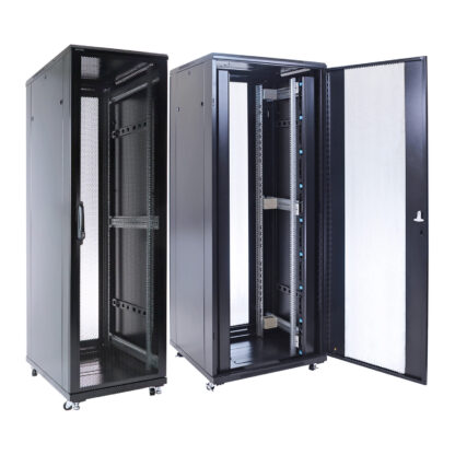 MRRFNSV Series Network Server Cabinet, Vented front and rear door