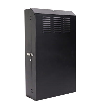 MRRWLPV Series 2U Low-Profile Vertical Wallmount Cabinet, Solid Door