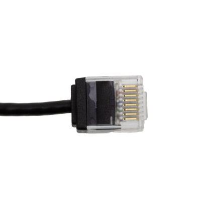 CAT 6 Ultra Slim Jacket Patch Cable, UTP Stranded, Black - Image 3