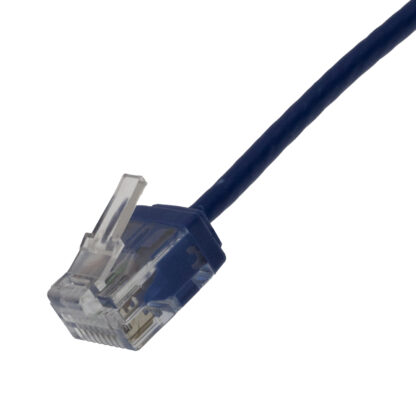 CAT 6 Ultra Slim Jacket Patch Cable, UTP Stranded, Blue