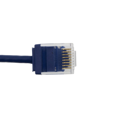 CAT 6 Ultra Slim Jacket Patch Cable, UTP Stranded, Blue - Image 3