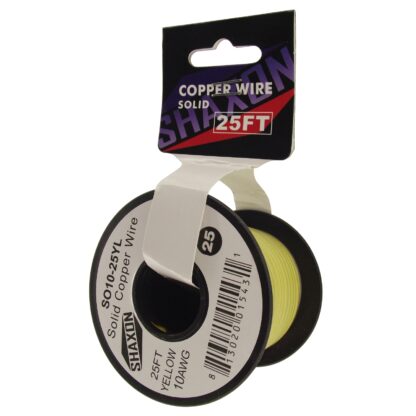 Solid Copper Wire on Spool, 10 Gauge, 25ft