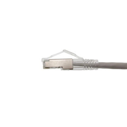 CAT 6A Shielded Patch Cable, STP Stranded, Finger Boot, White - Image 2