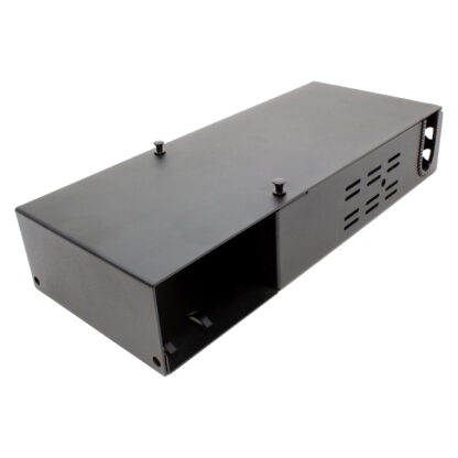 Fiber Wall Mount Box, 2 LGX Ports, Indoor Wall Mount Enclosure with Protective Lip