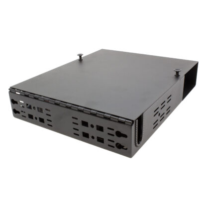 Fiber Wall Mount Box, 4 LGX Ports, Indoor Wall Mount Enclosure with Protective Lip - Image 3