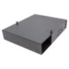 Fiber Wall Mount Box, 4 LGX Ports, Indoor Wall Mount Enclosure with Protective Lip