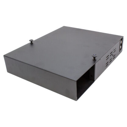 Fiber Wall Mount Box, 4 LGX Ports, Indoor Wall Mount Enclosure with Protective Lip