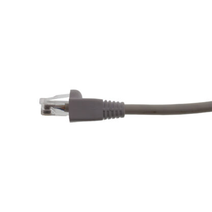 CAT 5e Plenum Patch Cable, UTP Solid, Booted, Gray - Image 2